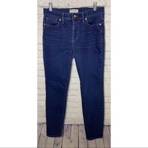 Madewell Women's Skinny Jeans - Dark Blue